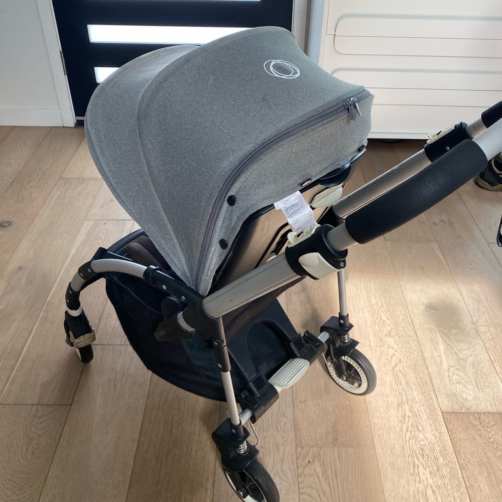 Bugaboo bee stroller grey canopy